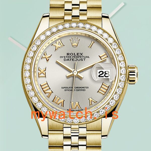 Rolex Datejust m279138rbr-0018 28mm Ladies Silver Dial Gold-tone: A Comprehensive Guide