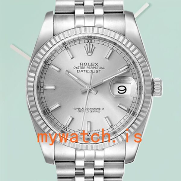 Rolex Datejust 116234SSJ Mens 36mm Silver-tone Automatic: A Timeless Classic