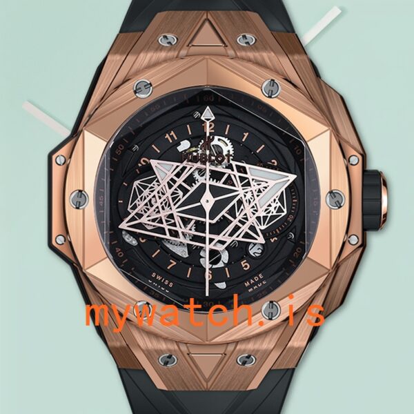 Hublot Big Bang 44mm Men 418.OX.1108.RX.MXM19 Rose Gold-tone Automatic: Authentic vs. Replica