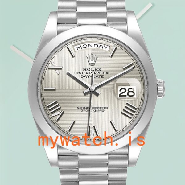 Rolex Day-Date Men's 228206 40mm President Bracelet: Genuine vs. Replica