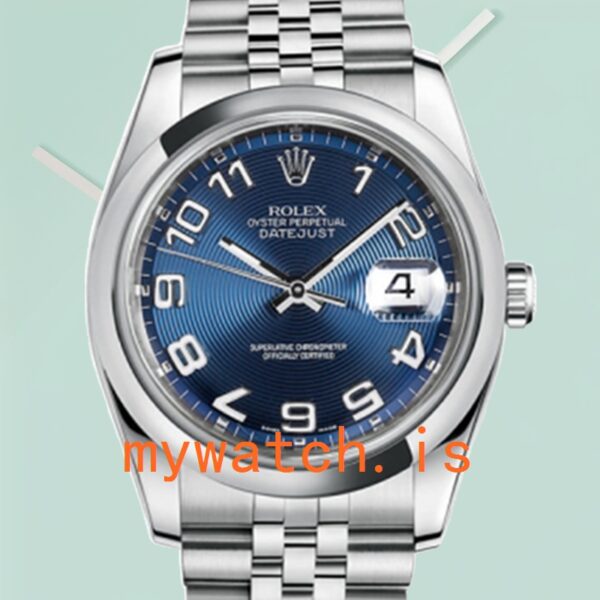 Rolex Datejust 116200BLCAJ 36mm Mens Automatic Silver-tone: Genuine vs. Replica