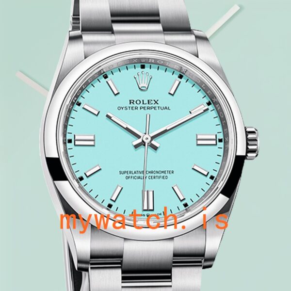 Rolex Oyster Perpetual m126000-0006 36mm Turquoise Blue Dial Automatic: Genuine vs. Replica