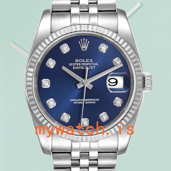 Rolex Datejust Mens 36mm 116234BLDJ Automatic Jubilee Bracelet: Genuine vs. Replica