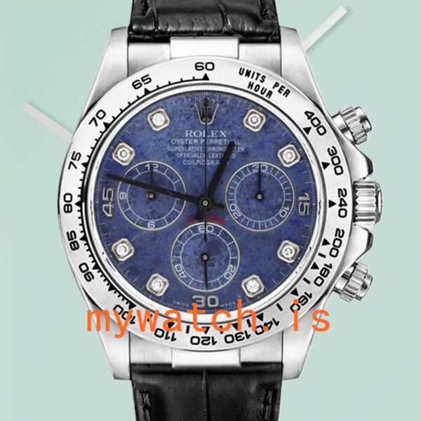 Rolex Daytona Mens 40mm 116519 Blue Dial: Genuine vs. Replica