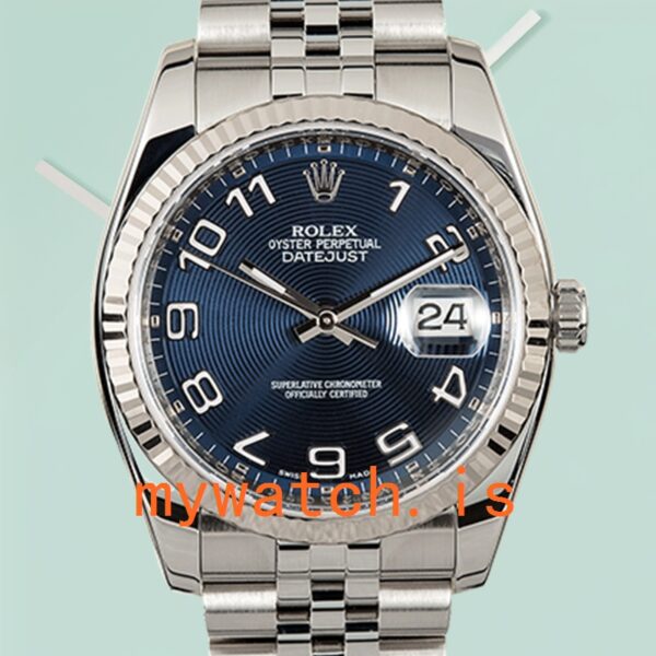 Rolex Datejust Men's 116234BLCAJ 36mm Stainless Steel: A Timeless Classic