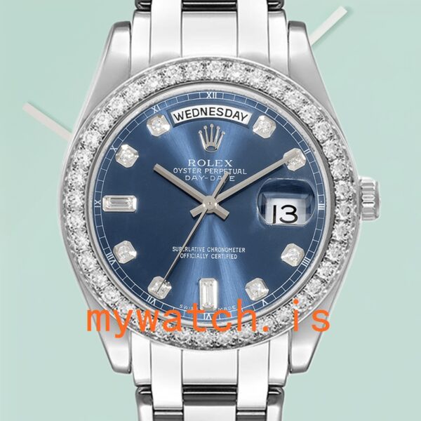 Rolex Pearlmaster 36mm Unisex 18946 Blue Dial: A Timeless Masterpiece