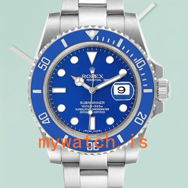Rolex Submariner 40mm 116619LB-97209 Mens Blue Dial Silver-tone: A Timeless Masterpiece