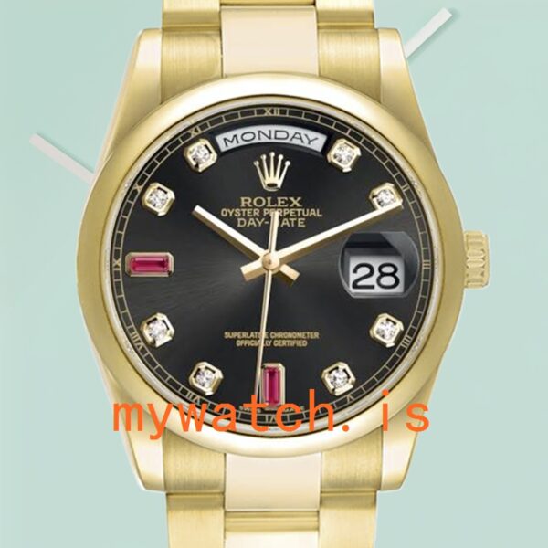 Rolex Day-Date 118208 Mens 36mm Automatic: A Timeless Masterpiece