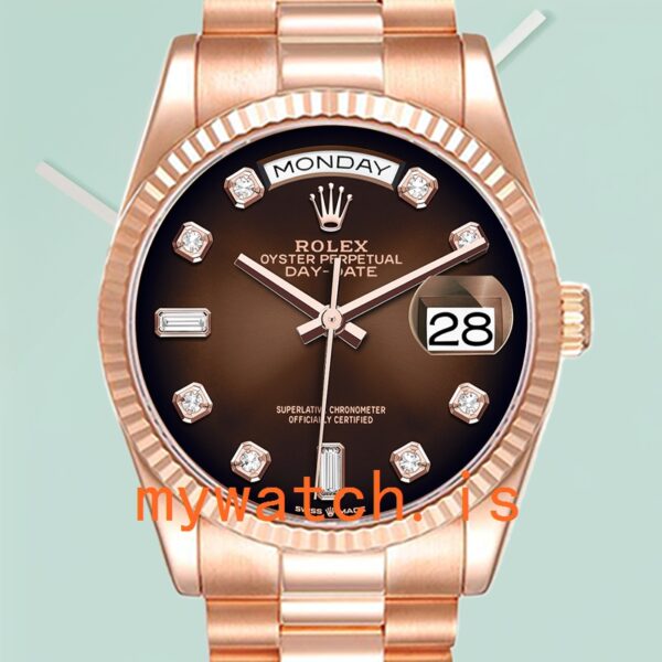 Rolex Day-Date Mens 118208 36mm Champagne Dial: A Symbol of Prestige and Precision