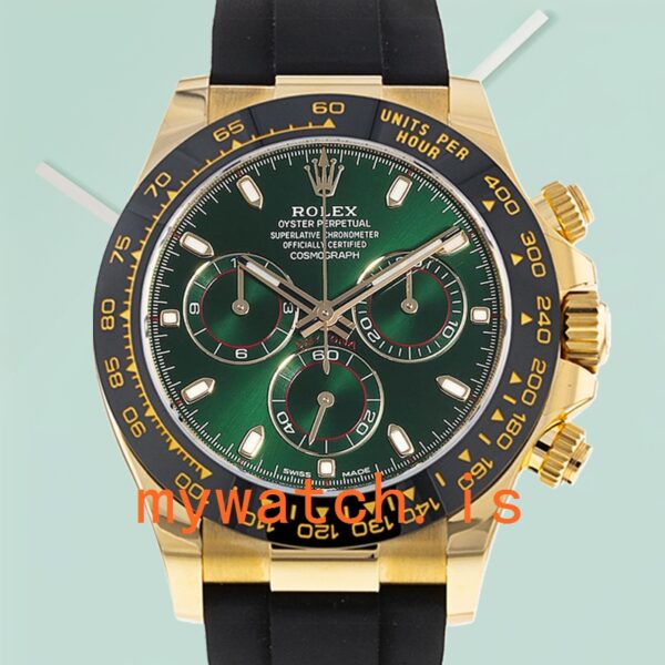 Rolex Daytona 40mm 116518 Men's Gold-tone Green Dial: A Timeless Masterpiece