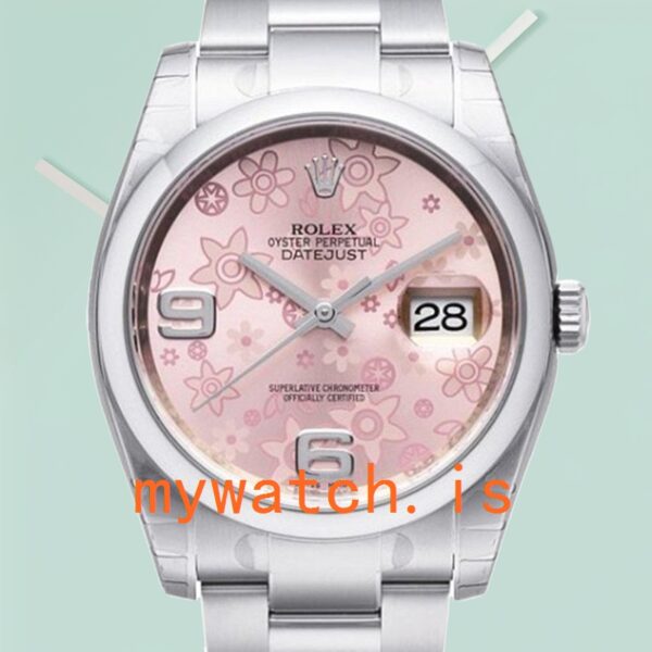 Rolex Datejust 36mm Mens 116200PFAO Stainless Steel Automatic: Genuine vs. Replica