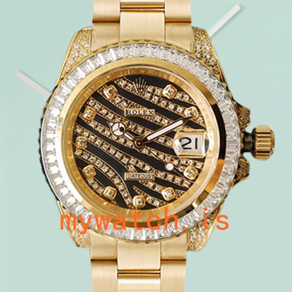 Rolex Datejust Mens 116285 40mm Diamond Wave Dial: Genuine vs. Replica