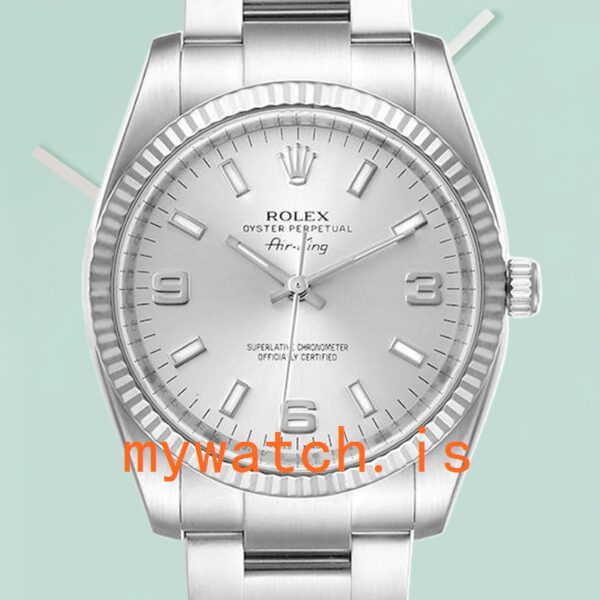 Rolex Air-King Men's 36mm 114234SSO Oyster Bracelet: Authentic vs. Replica