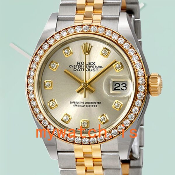 Rolex Datejust m279383rbr-0007 Ladies 28mm Jubilee Bracelet Automatic: Genuine vs. Replica
