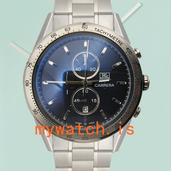 Tag Heuer Carrera 43mm Mens CarreraBKSB005 Japanese Quartz Bracelet: Genuine vs. Replica