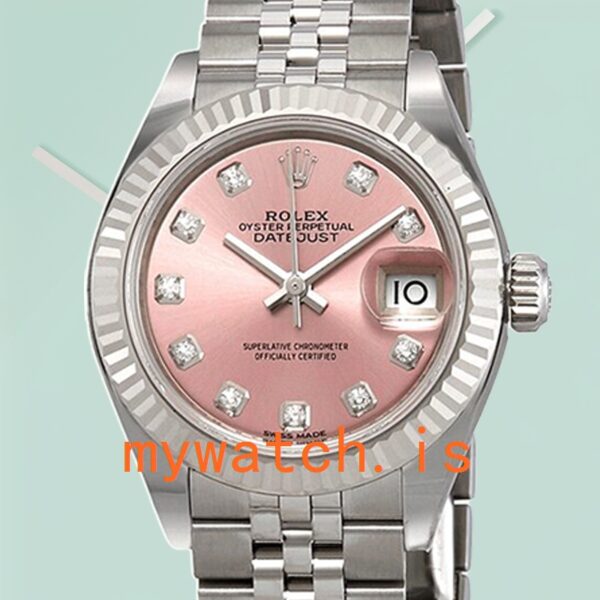 Rolex Datejust Ladies m279174-0003 28mm Pink Dial Silver-tone: A Timeless Elegance